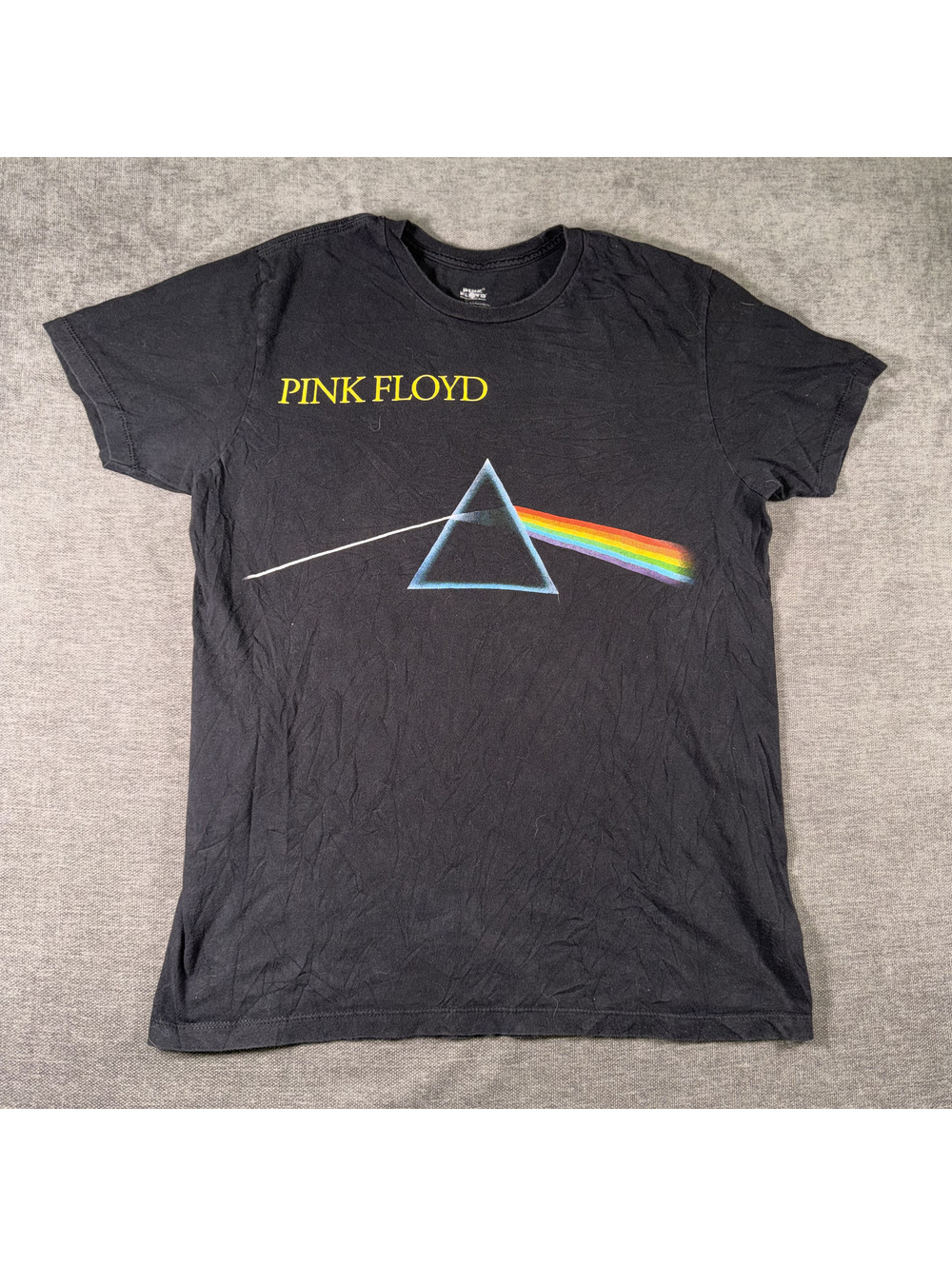 Pink Floyd The Dark Side of the Moon Black Graphic T-Shirt, Size Large